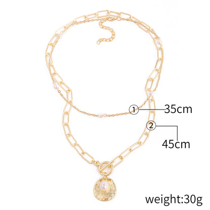 Collana perle barocche Retro esagerata
