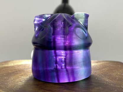 Figurina cristallo fluorite