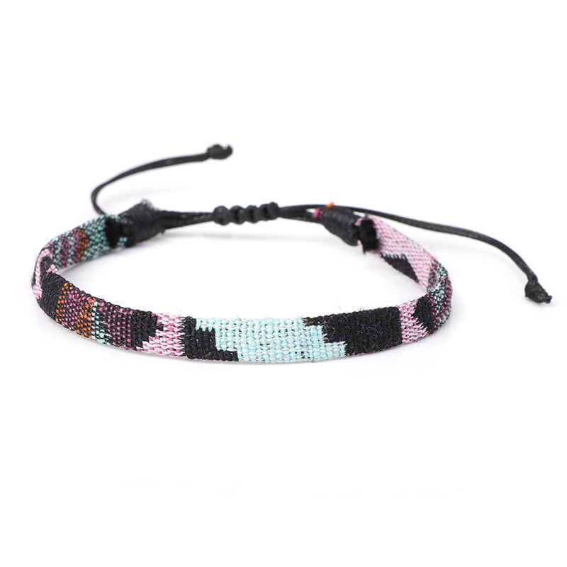 Braccialetto boho iridescente