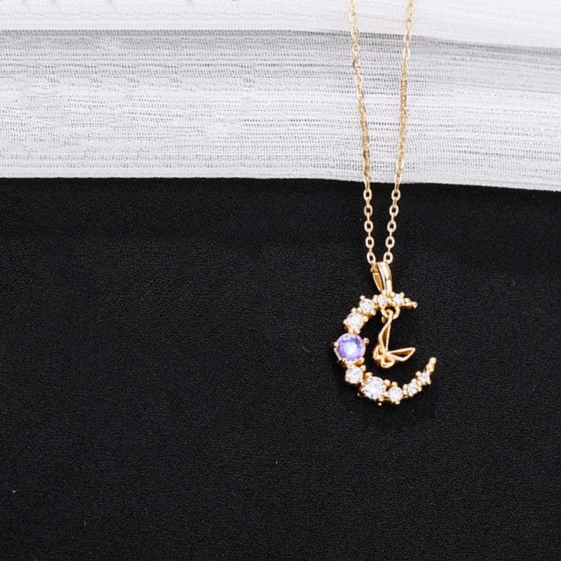 Collana farfalla pietra di luna