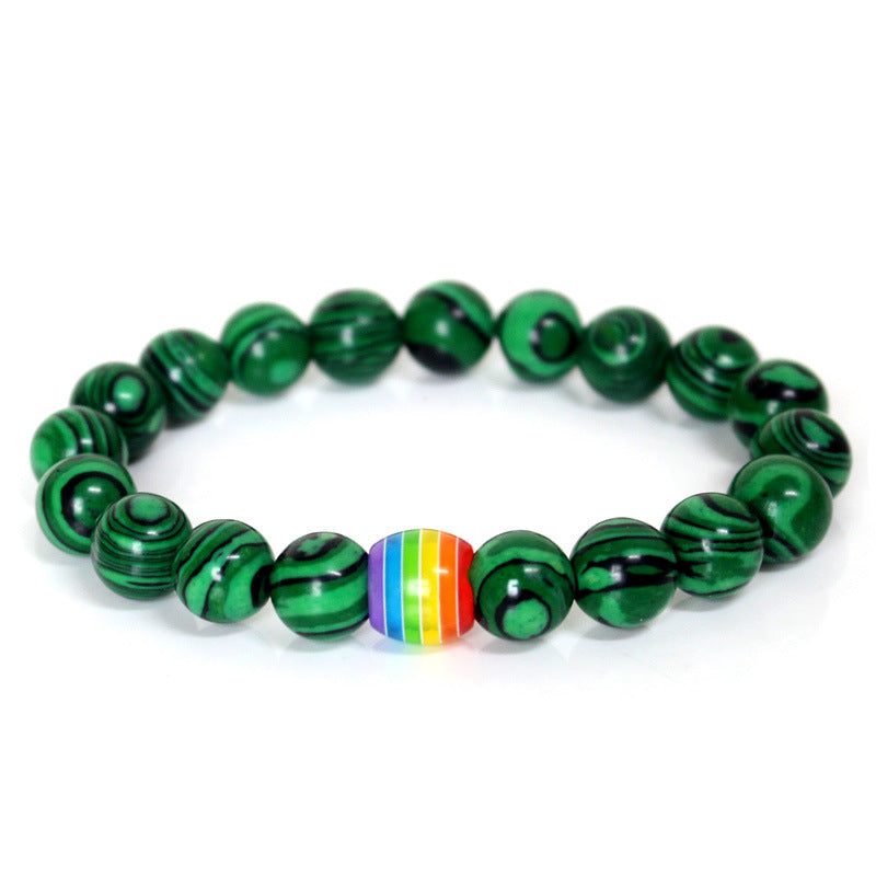 Bracciale arcobaleno coppia