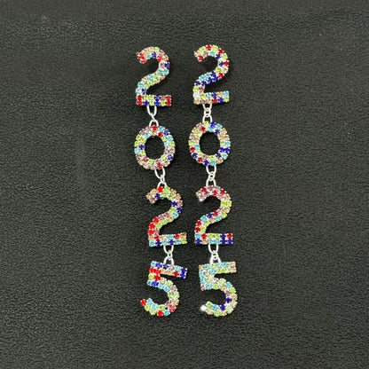 Orecchini Geometrici con strass e nappa