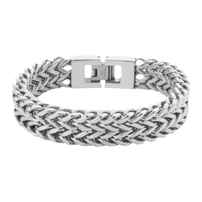 Bracciale catena cubana doppio retrò