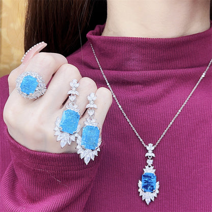 Set tre pezzi blu