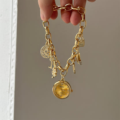Orologio da donna sottile con diamanti