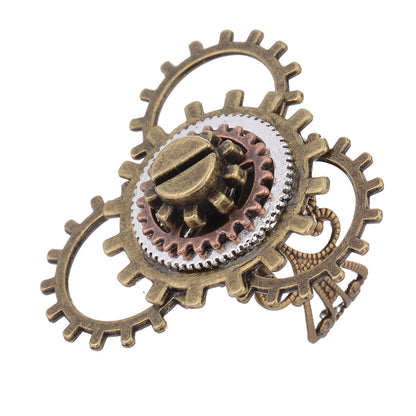 Anello steampunk ingranaggio