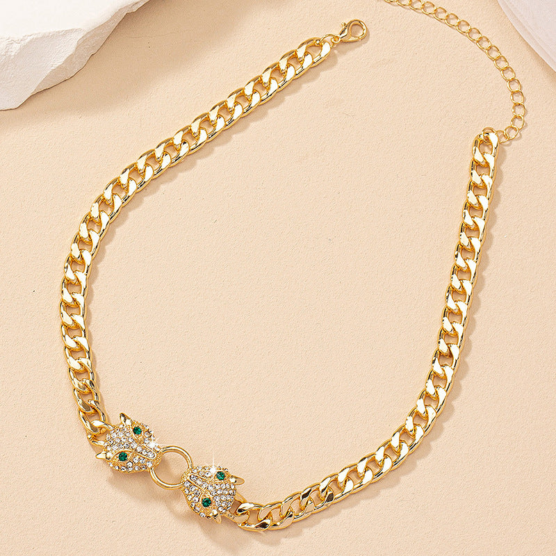 Collana leone smaltata