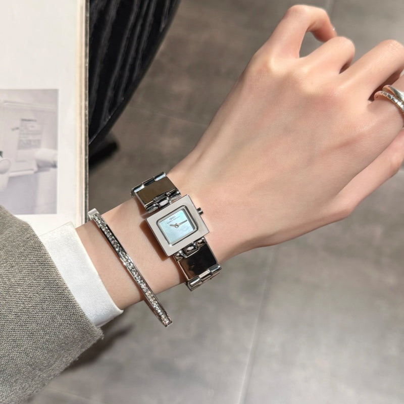 Orologio quadrato minimalista donna