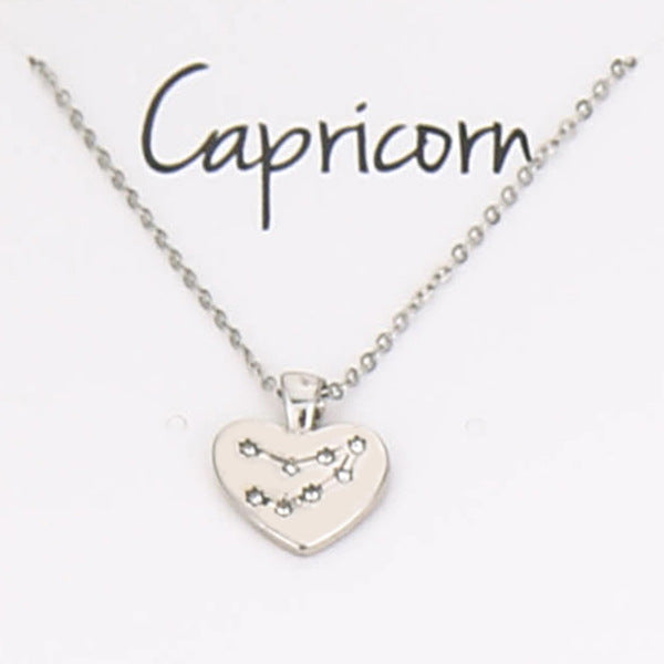 Collana Zodiaco con pendente diamante