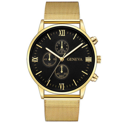 Orologio dorato da uomo