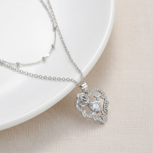 Collana cuori doppio strato donna