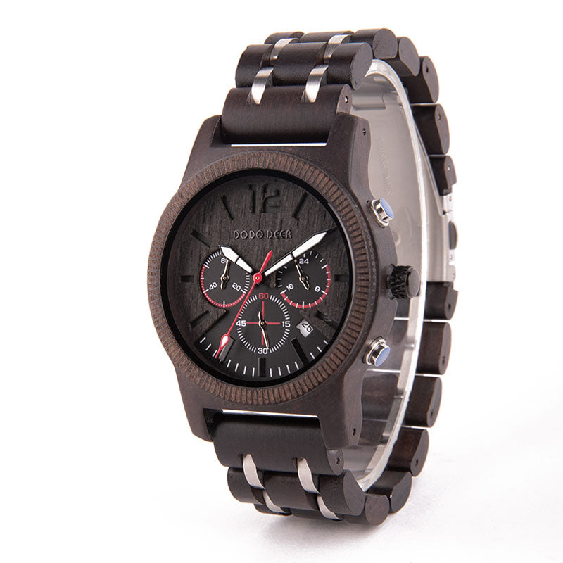 Orologio uomo legno casual