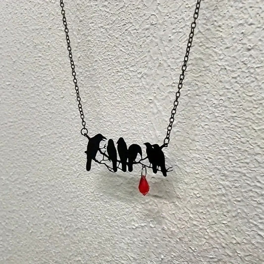 Collana corvo nero