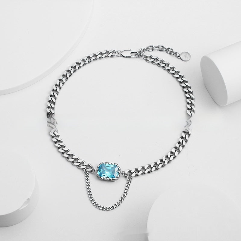 Collana Blu Navy Massiccia