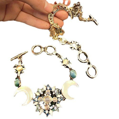 Anello sole e luna opale