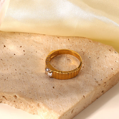 Anello Titanio 18K