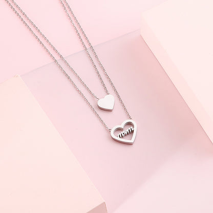Collana charm cuore