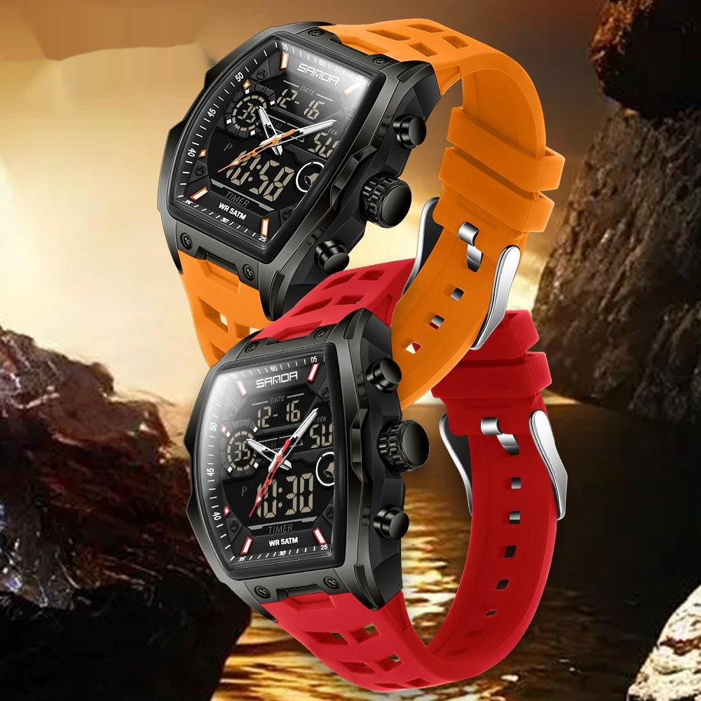 Orologio sportivo impermeabile a cilindro