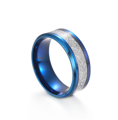 Anello titanio da uomo opaco