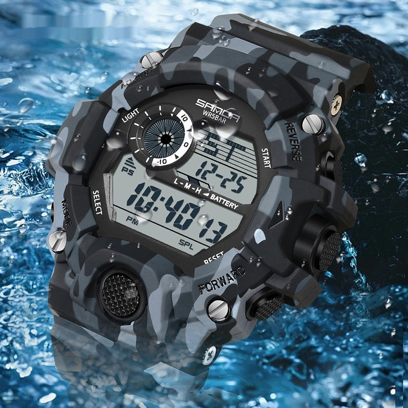 Orologio sportivo mimetico multifunzionale
