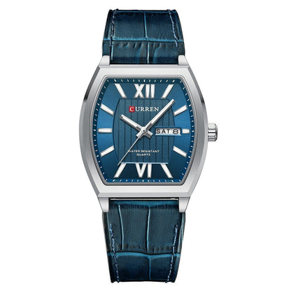 Orologio coppia calendario in pelle