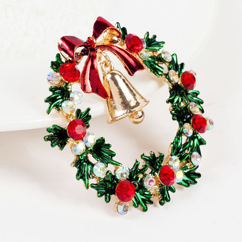 Spilla campanella Natale