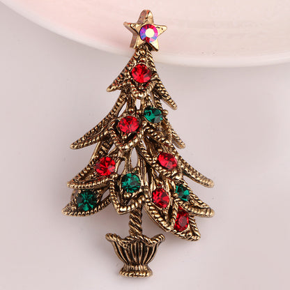 Spilla Albero Natale Retrò