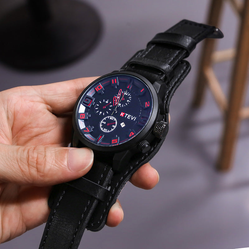 Orologio con calendario da uomo grande