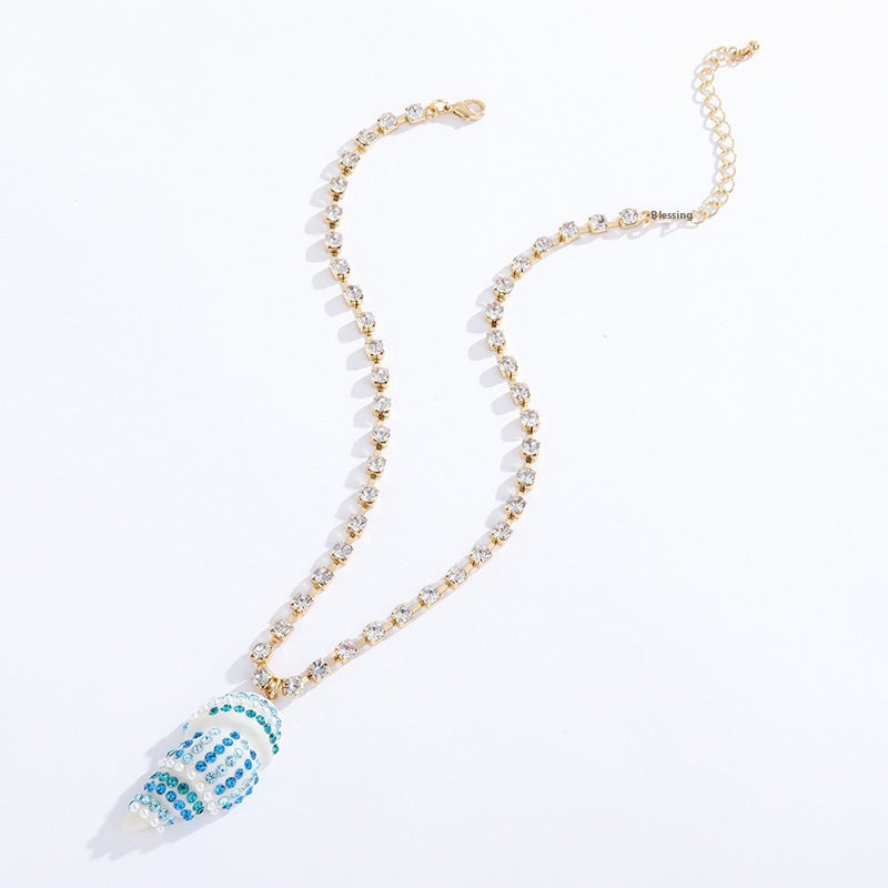 Collana conchiglia resina