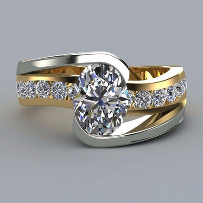 Anello bicolore