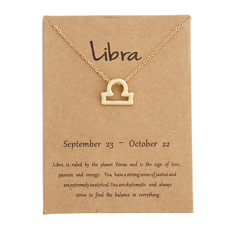 Collana segno zodiacale oro