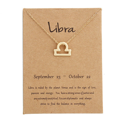 Collana segno zodiacale oro