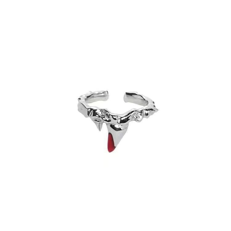Anello floreale minimalista