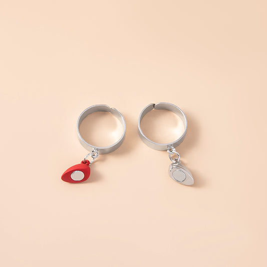 Anello cuore magnetico