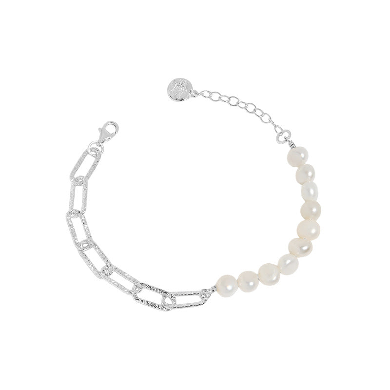 Collana perle barocco a trama