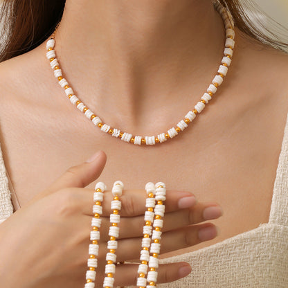 Set Collana e Braccialetto Conchiglia