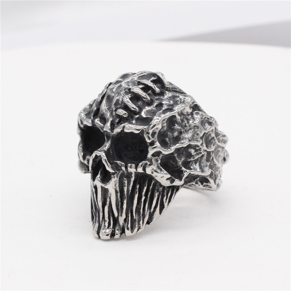 Anello teschio mummia