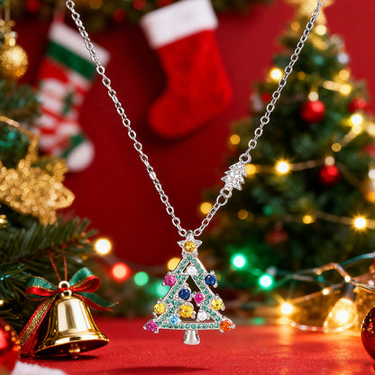Collana albero di Natale da donna