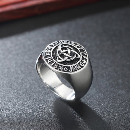 Anello vichingo titanio da uomo