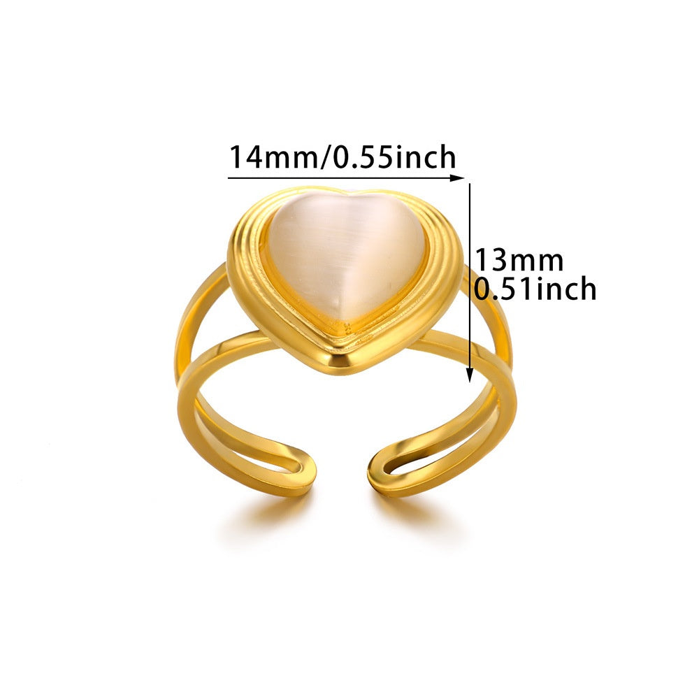 Anello Cuore Retrò