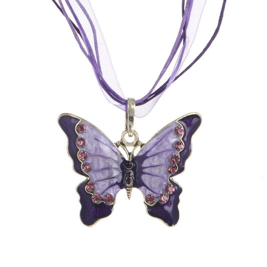 Collana farfalla stile etnico