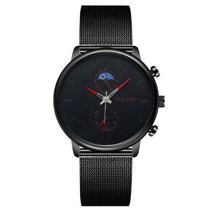 Orologio uomo fasi lunari due occhi