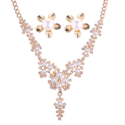 Orecchini perla e strass