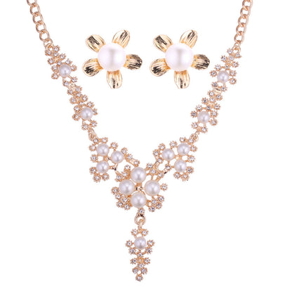 Orecchini perla e strass
