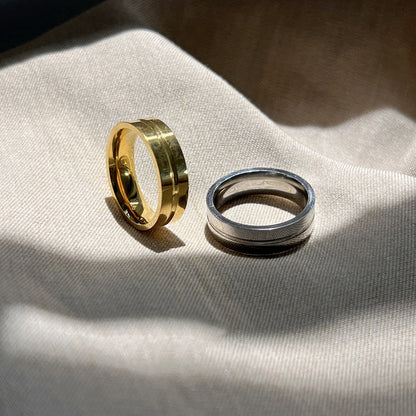 Anello titanio personalizzabile