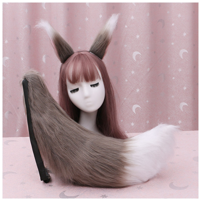 Cerchietto orecchie peluche