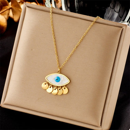 Collana con perline geometriche