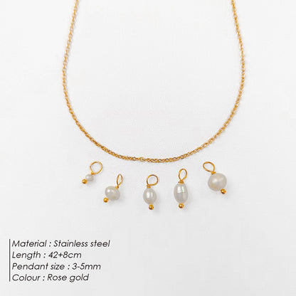 Collana perla barocca acqua dolce