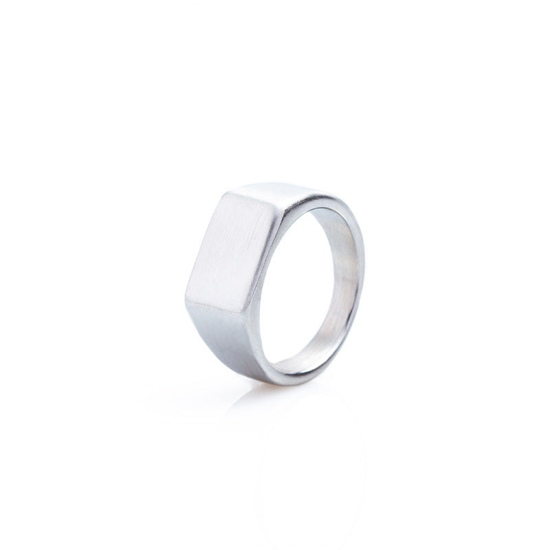 Anello titanio sabbiato