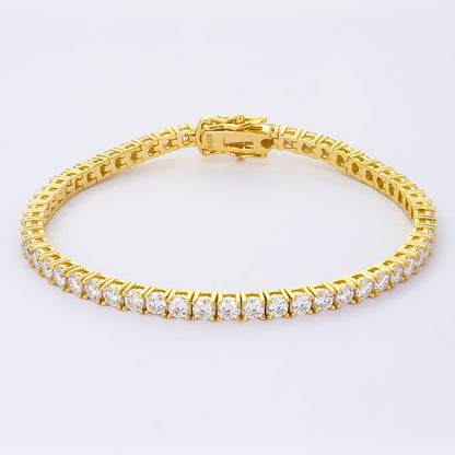 Bracciale moissanite argento da ragazza